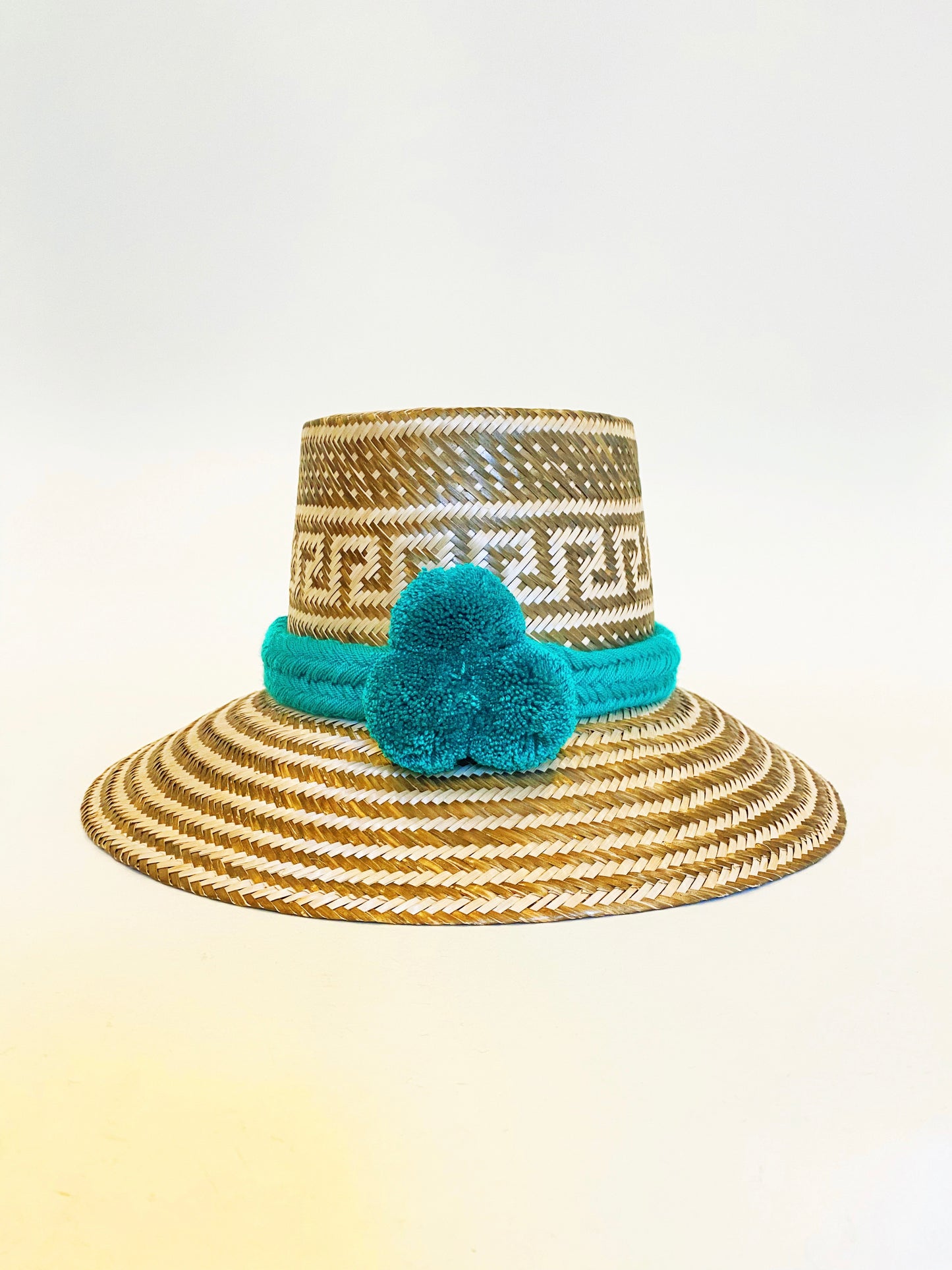 Emerald Green PomPom Hat Band
