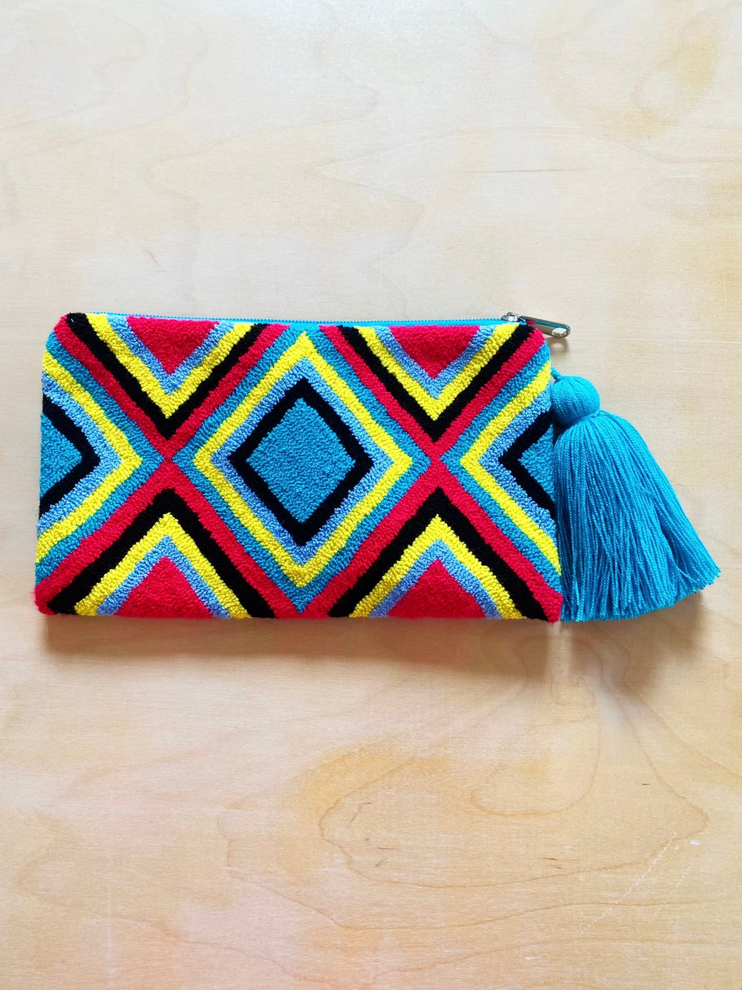 Handwoven Geo Clutch I