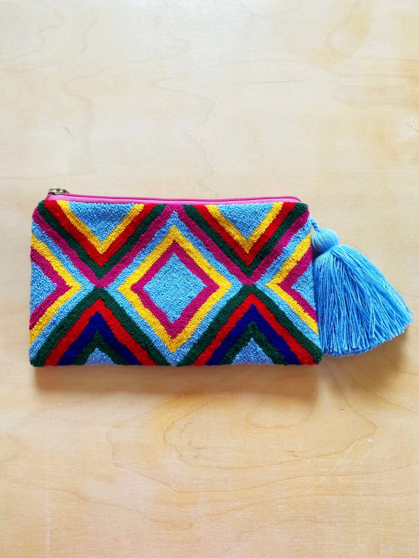 Handwoven Geo Clutch IX