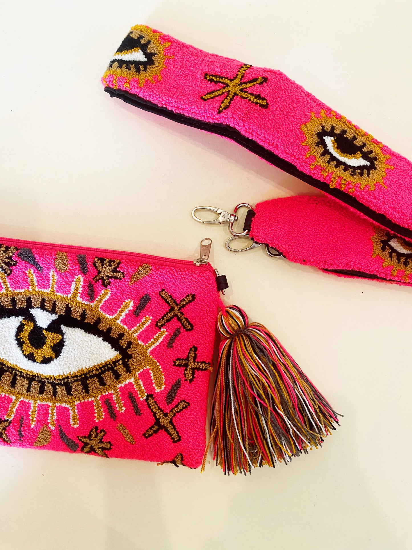 Clutch with Strap Combo - Evil Eye