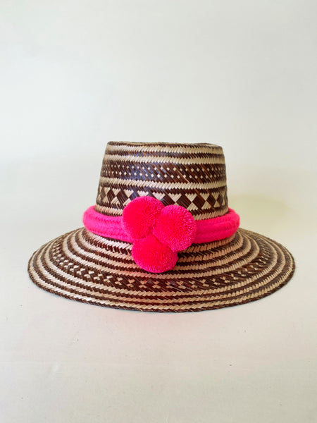 Brown Natural Handwoven Hat
