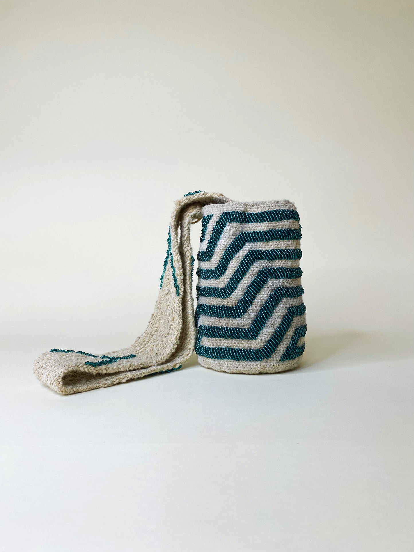 Green Beaded Bag