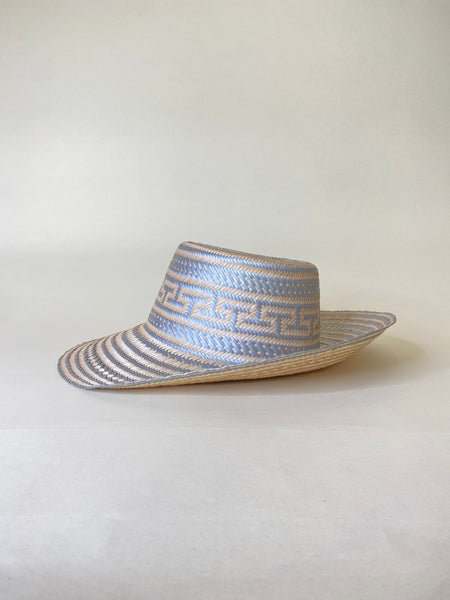 Silver Handwoven Hat