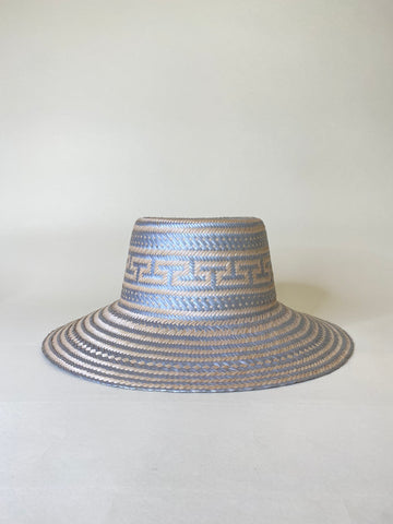 Silver Handwoven Hat