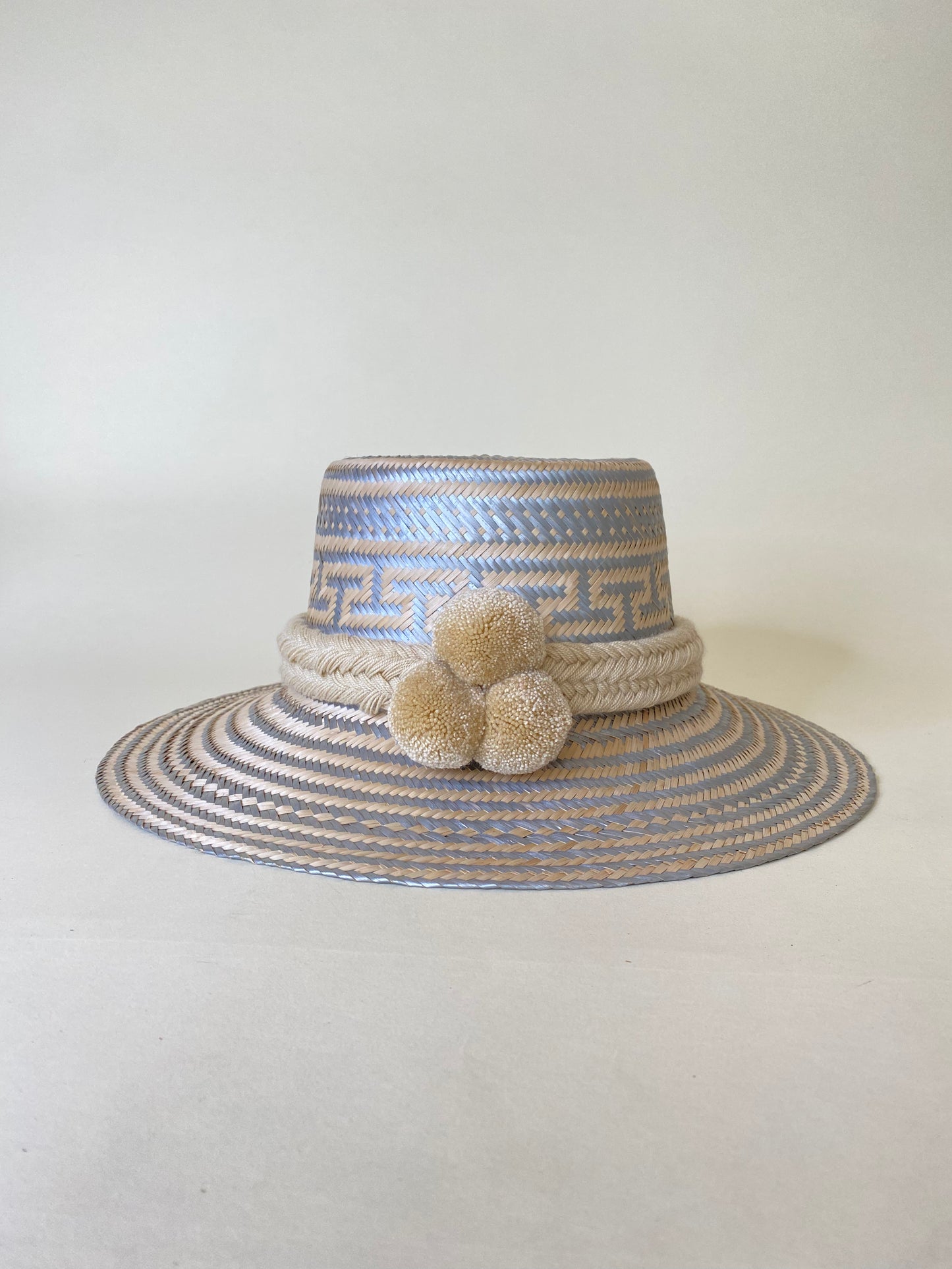 Silver Handwoven Hat