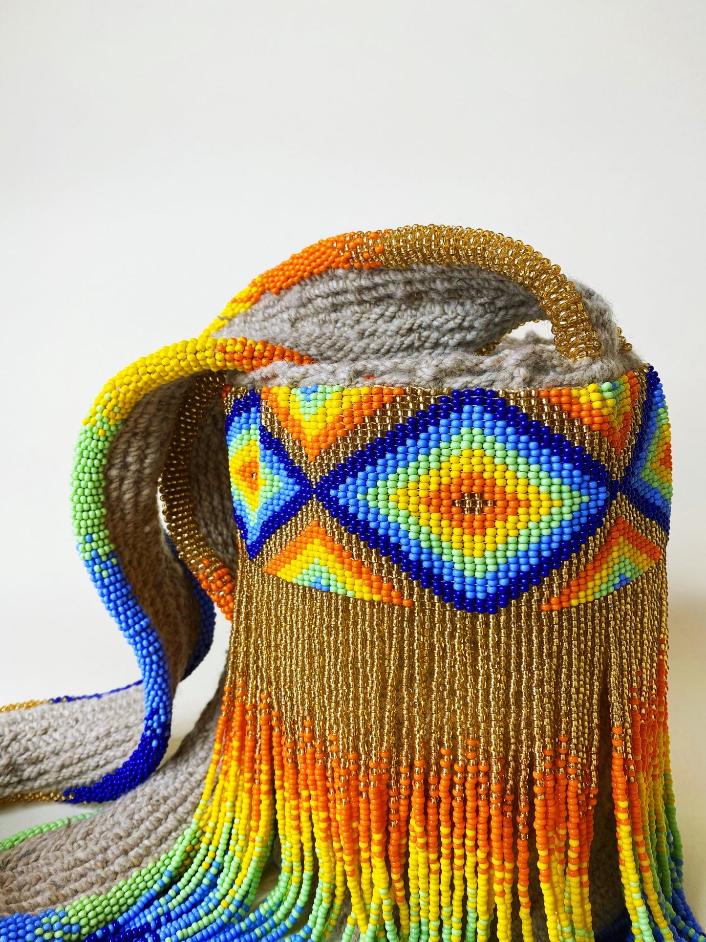 Multicolor Beaded Bag