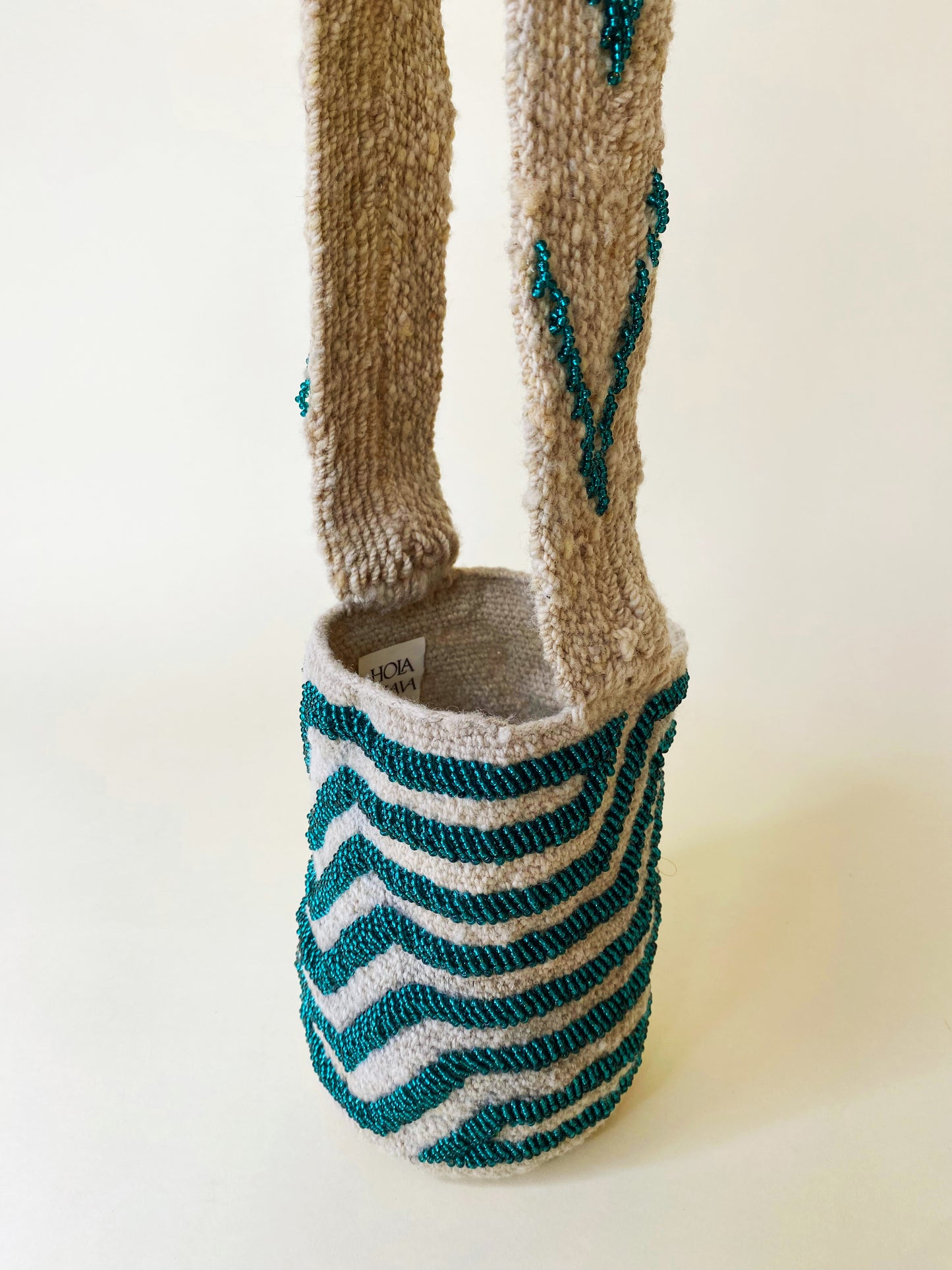 Green Beaded Bag
