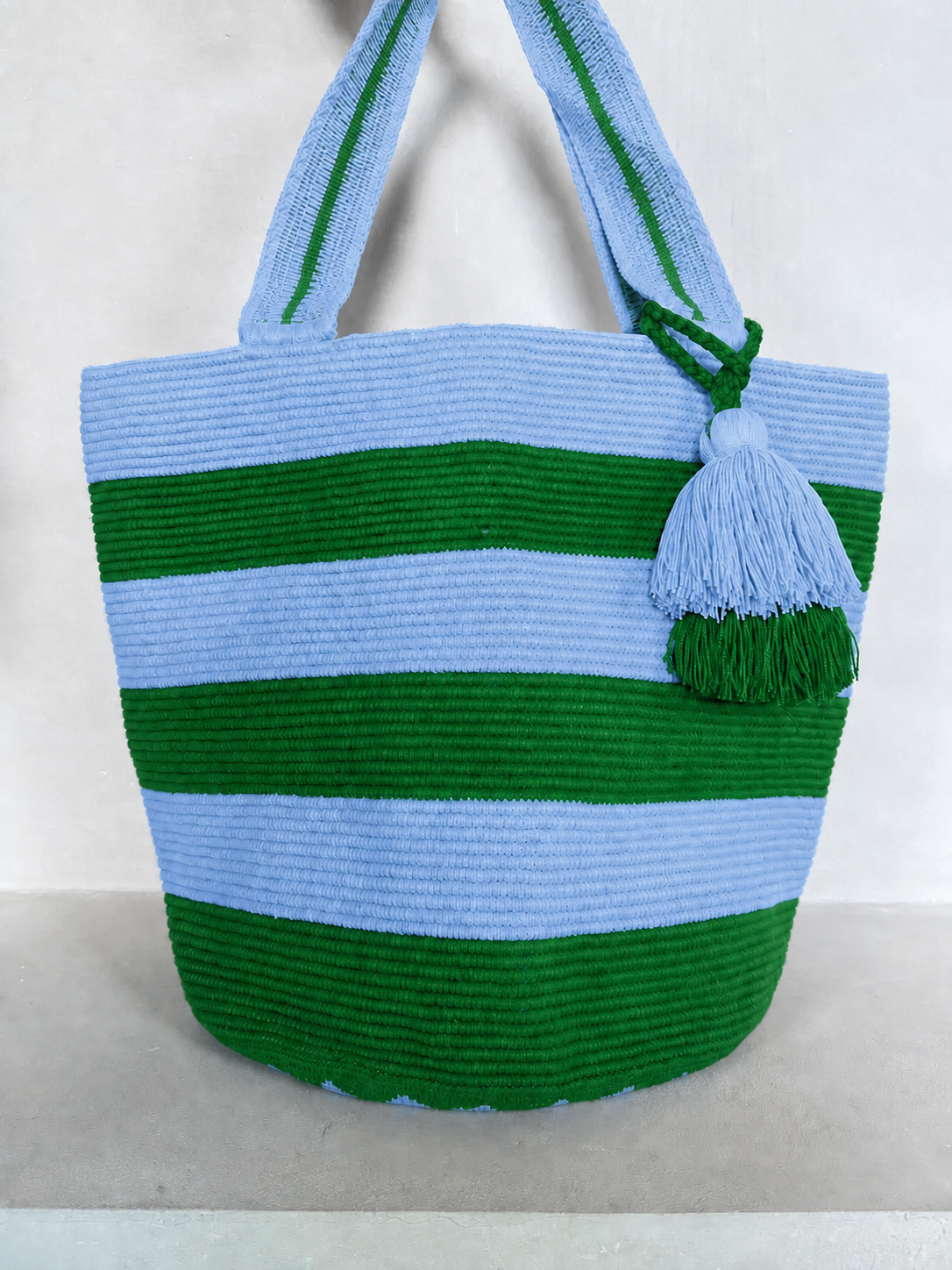 Blue & Green Gameday Tote Bag — Made to Order