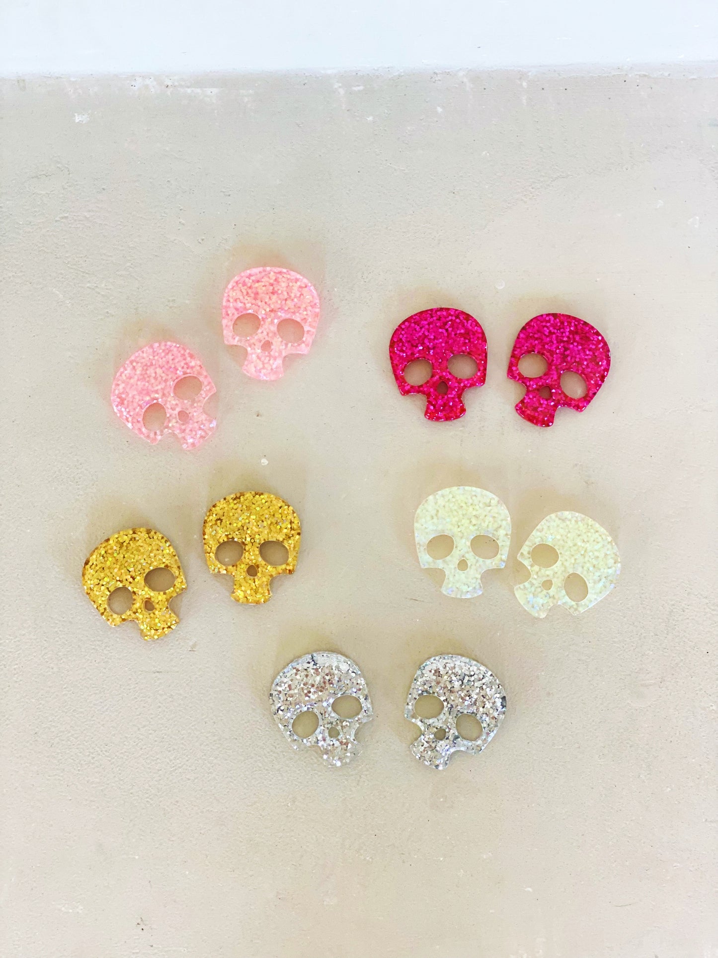 Glitter Skulls