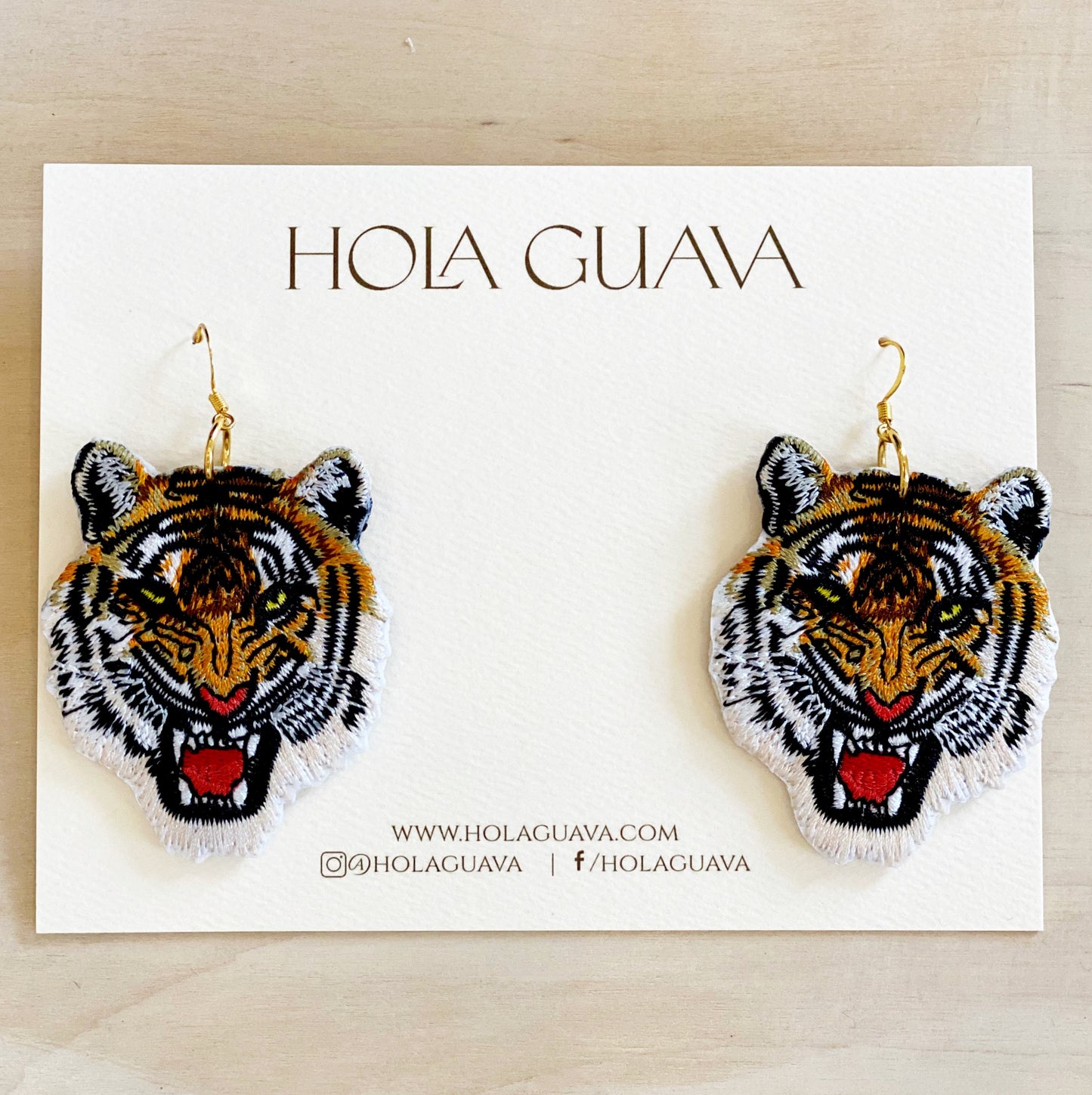 Tiger Earrings