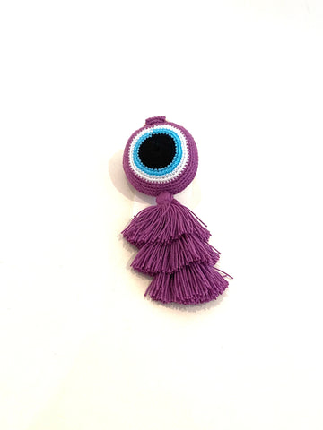 Evil Eye Bag Charm Keychain