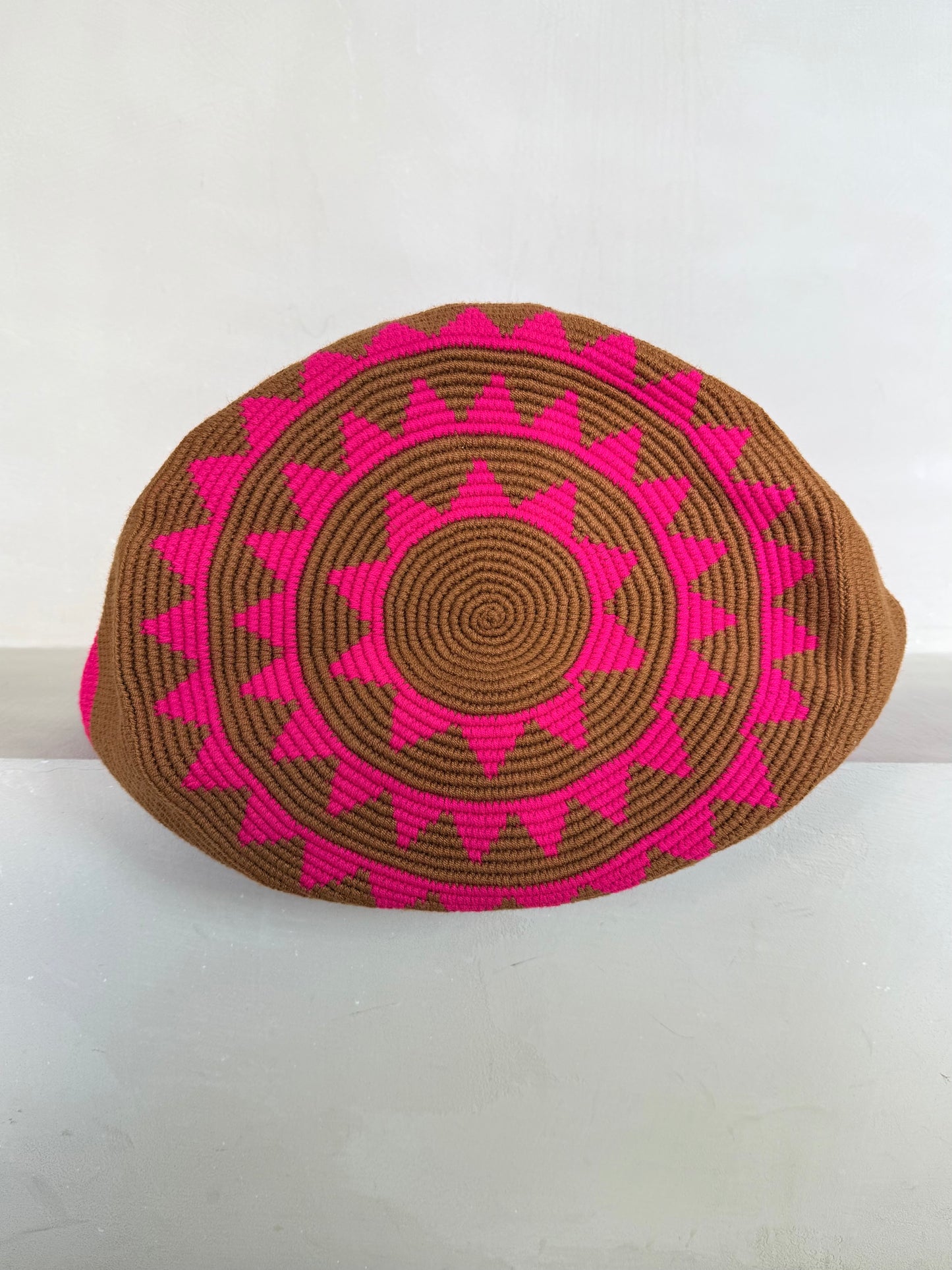 The Striped Tote – Sienna & Fuchsia