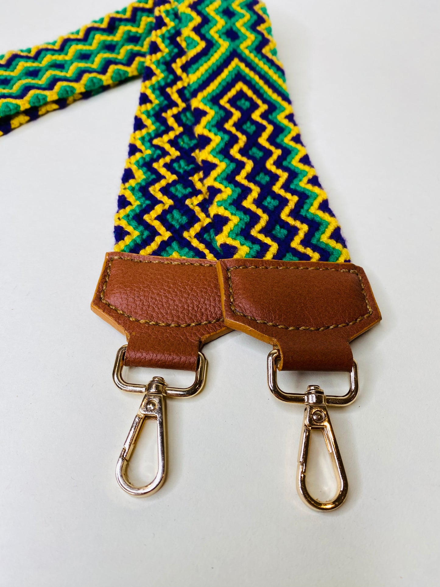 Handwoven Strap Mardi Gras