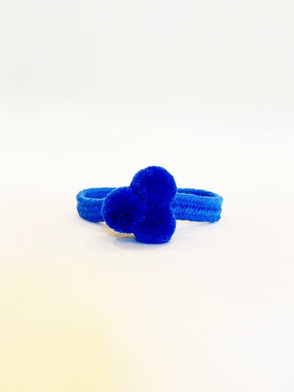 Cornflower Blue PomPom Hat Band