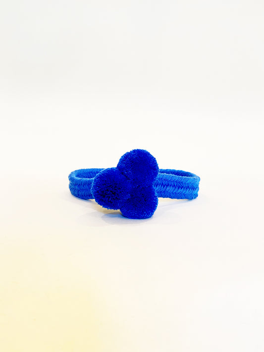 Cornflower Blue PomPom Hat Band