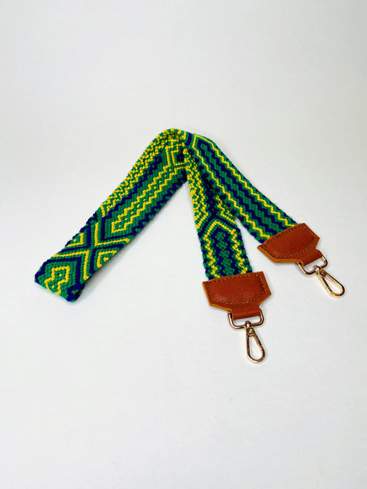 Handwoven Strap Mardi Gras II