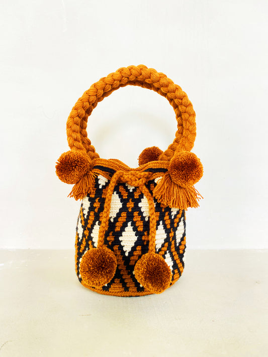 The Café Mini PomPom Bag