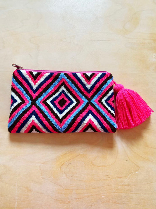 Handwoven Geo Clutch VI