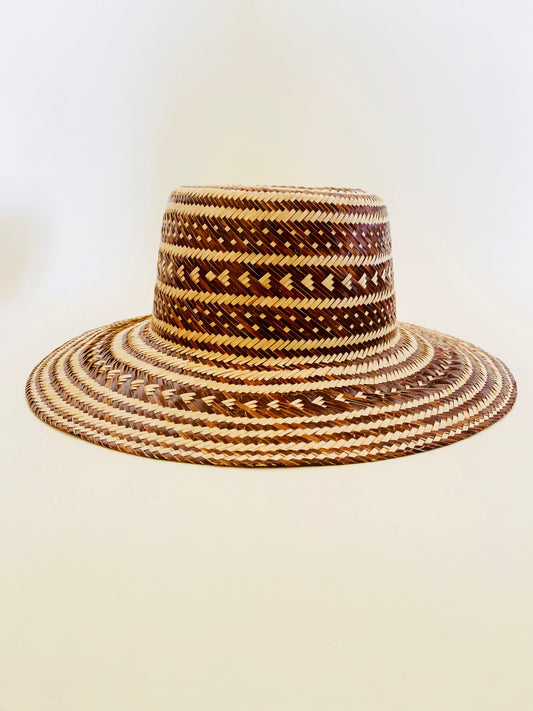 Brown Natural Handwoven Hat