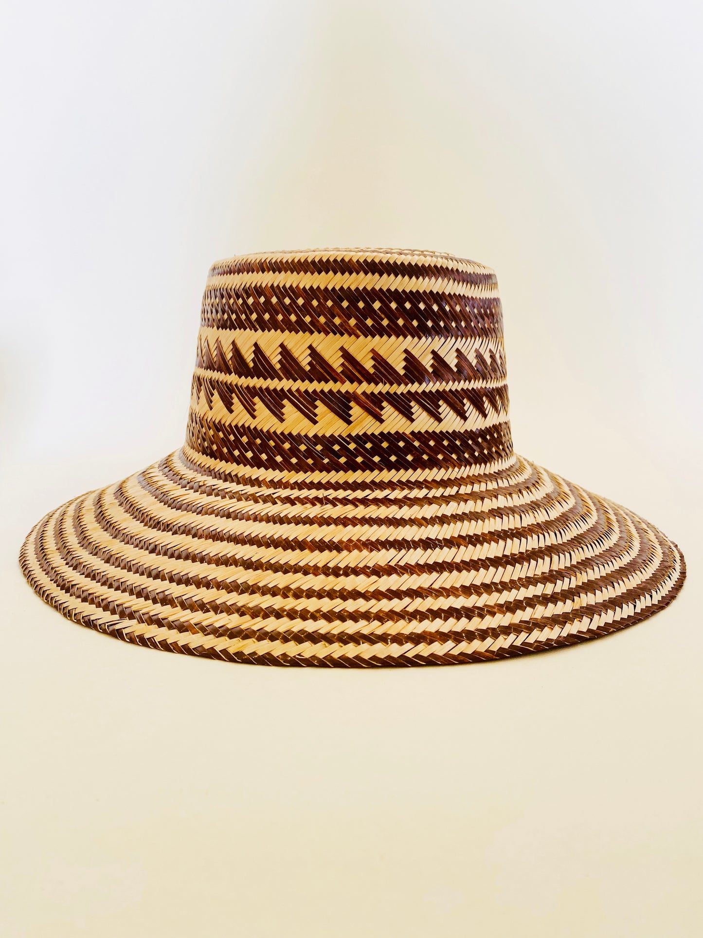 Brown Natural Handwoven Hat