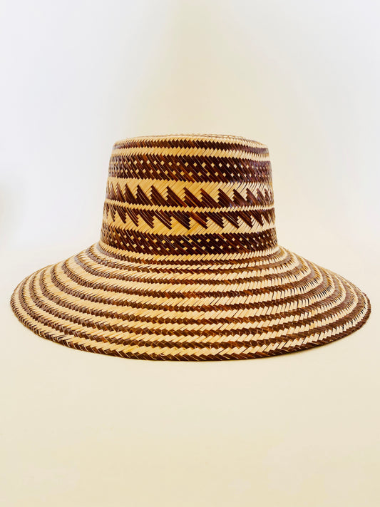 Brown Natural Handwoven Hat
