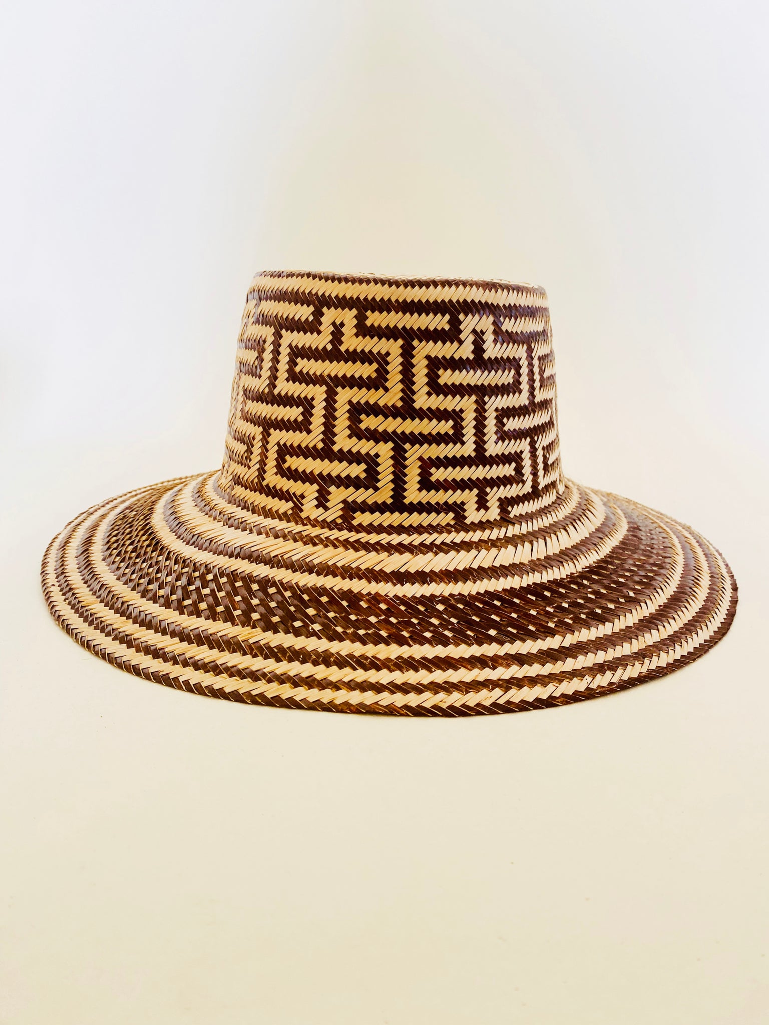 Brown Natural Handwoven Hat