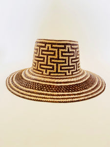 Brown Natural Handwoven Hat
