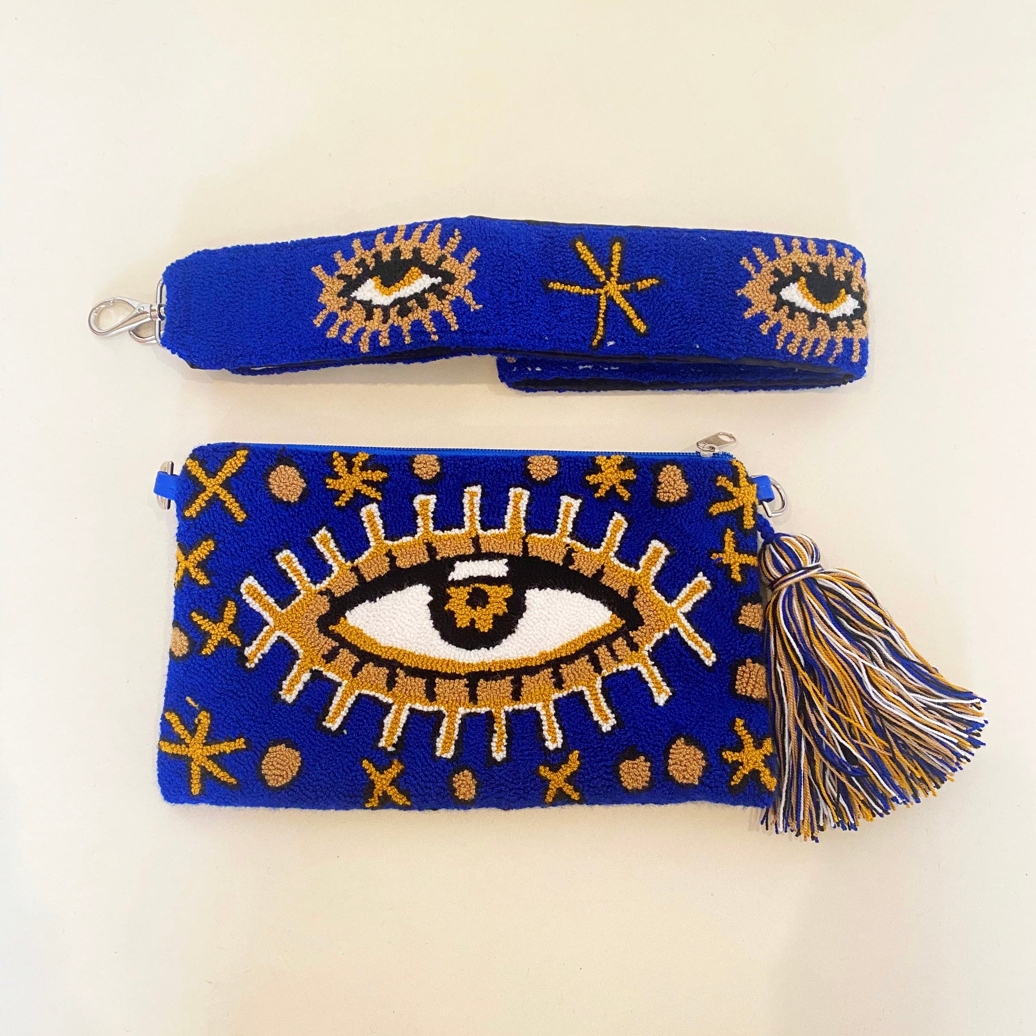 Clutch with Strap Combo - Evil Eye
