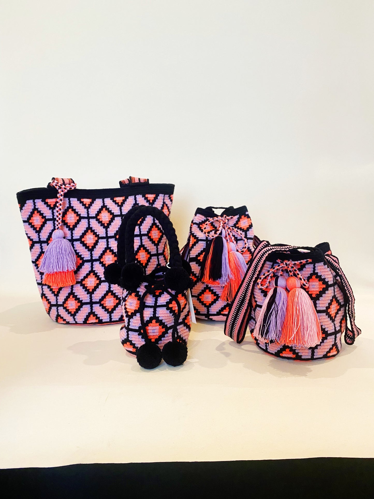 The Gia Mini PomPom Bag