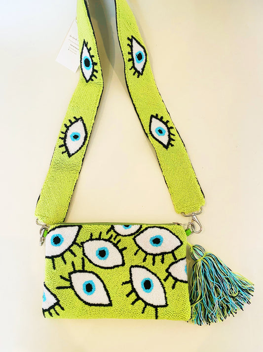 Clutch with Strap Combo - Evil Eye