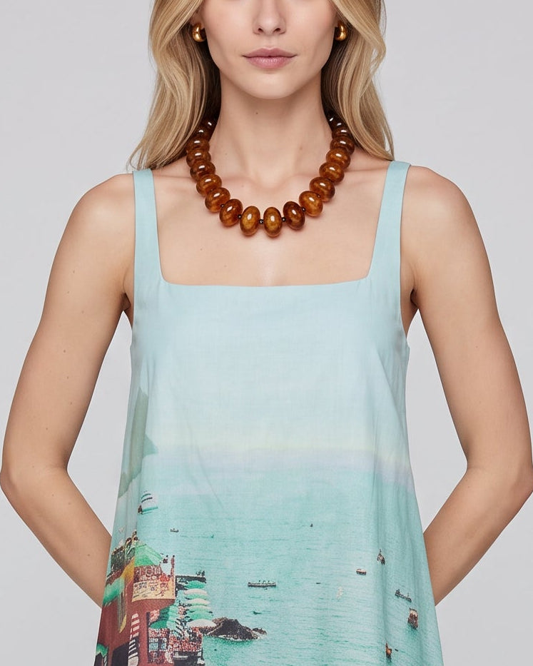 large beaded necklace