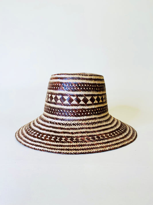 Brown Natural Handwoven Hat