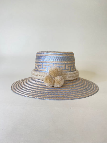 Silver Handwoven Hat