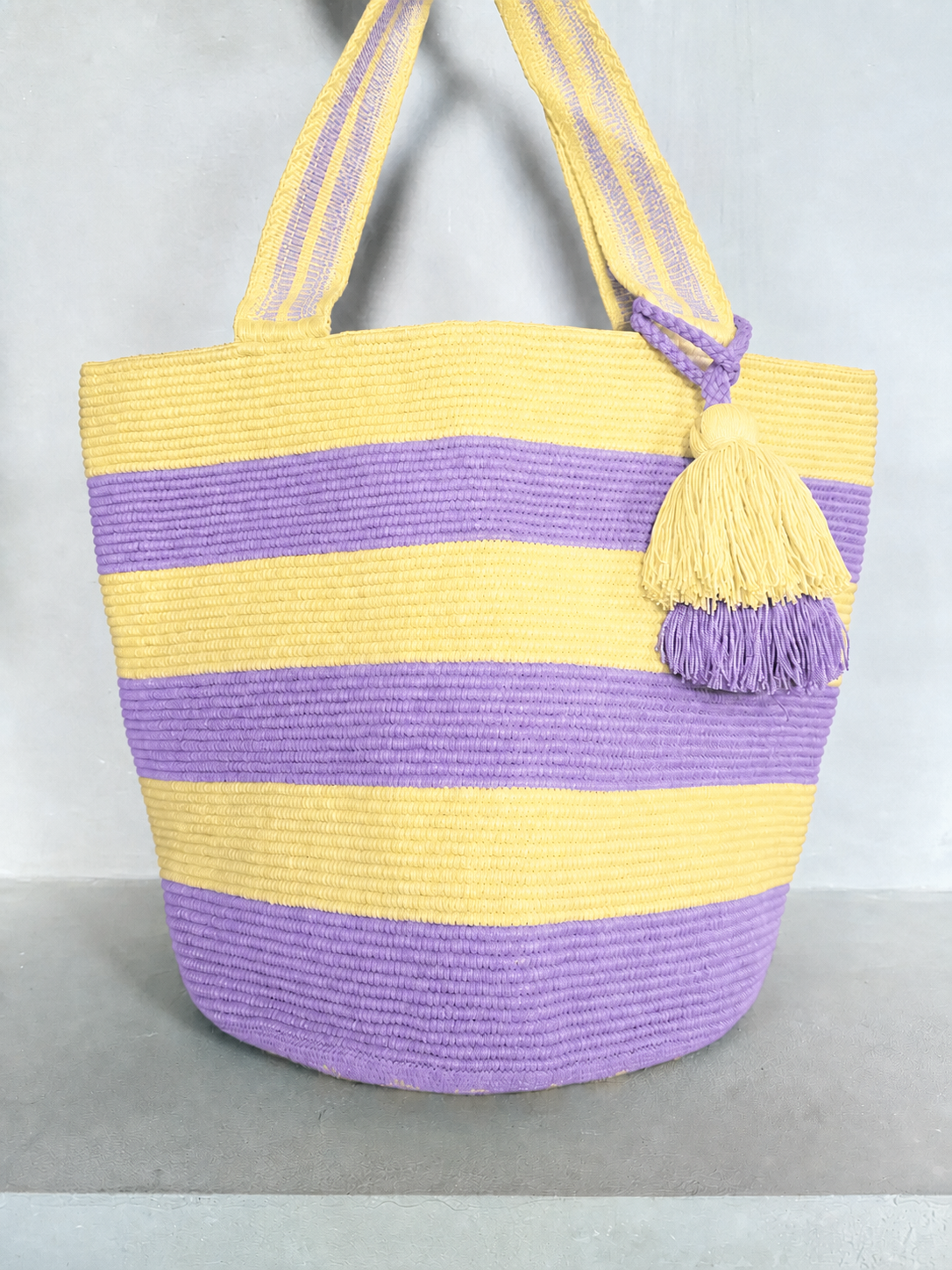 Purple & Gold Gameday Tote Bag — Made to Order