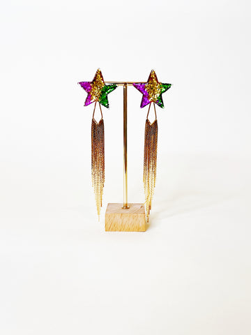 Mardi Gras Stars & Chain
