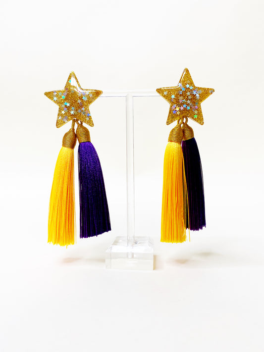 Stars Purple Gold