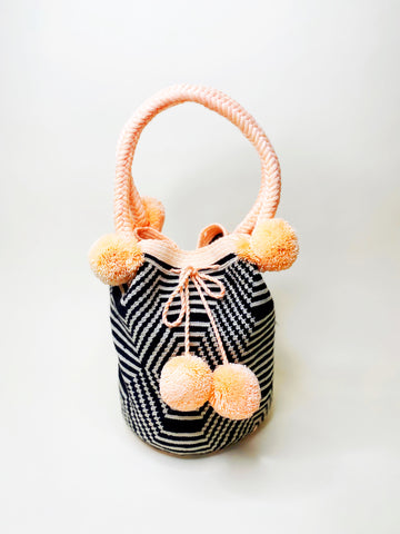 The Geo Peach Bag