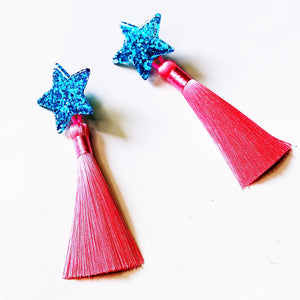 Starry Earrings (Cotton Candy)