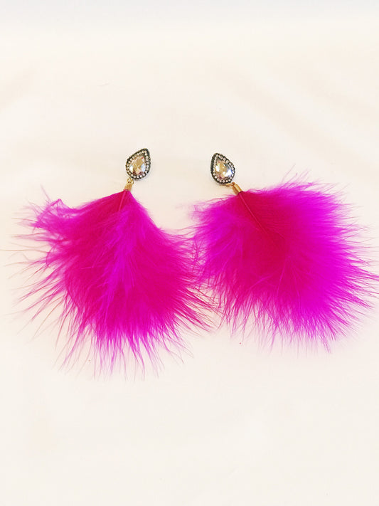 The GiGi Feather Earring