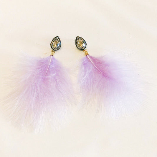The GiGi Feather Earring