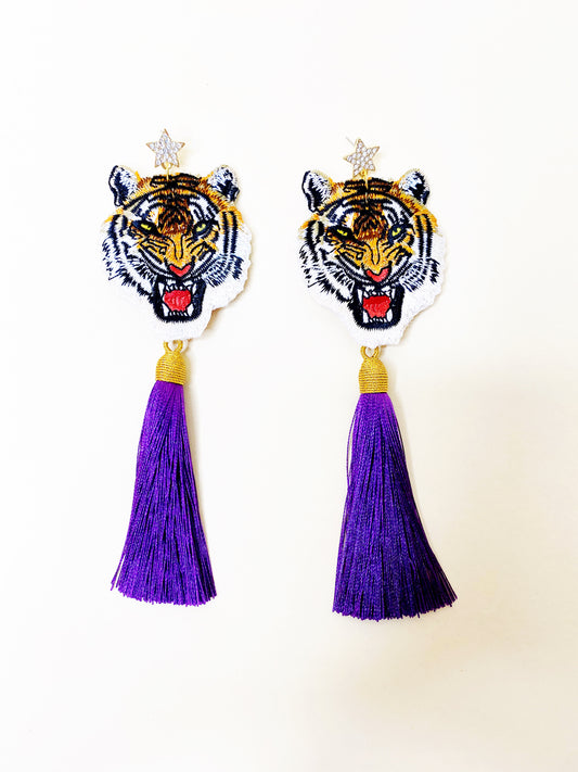 Tiger Tassels Purple