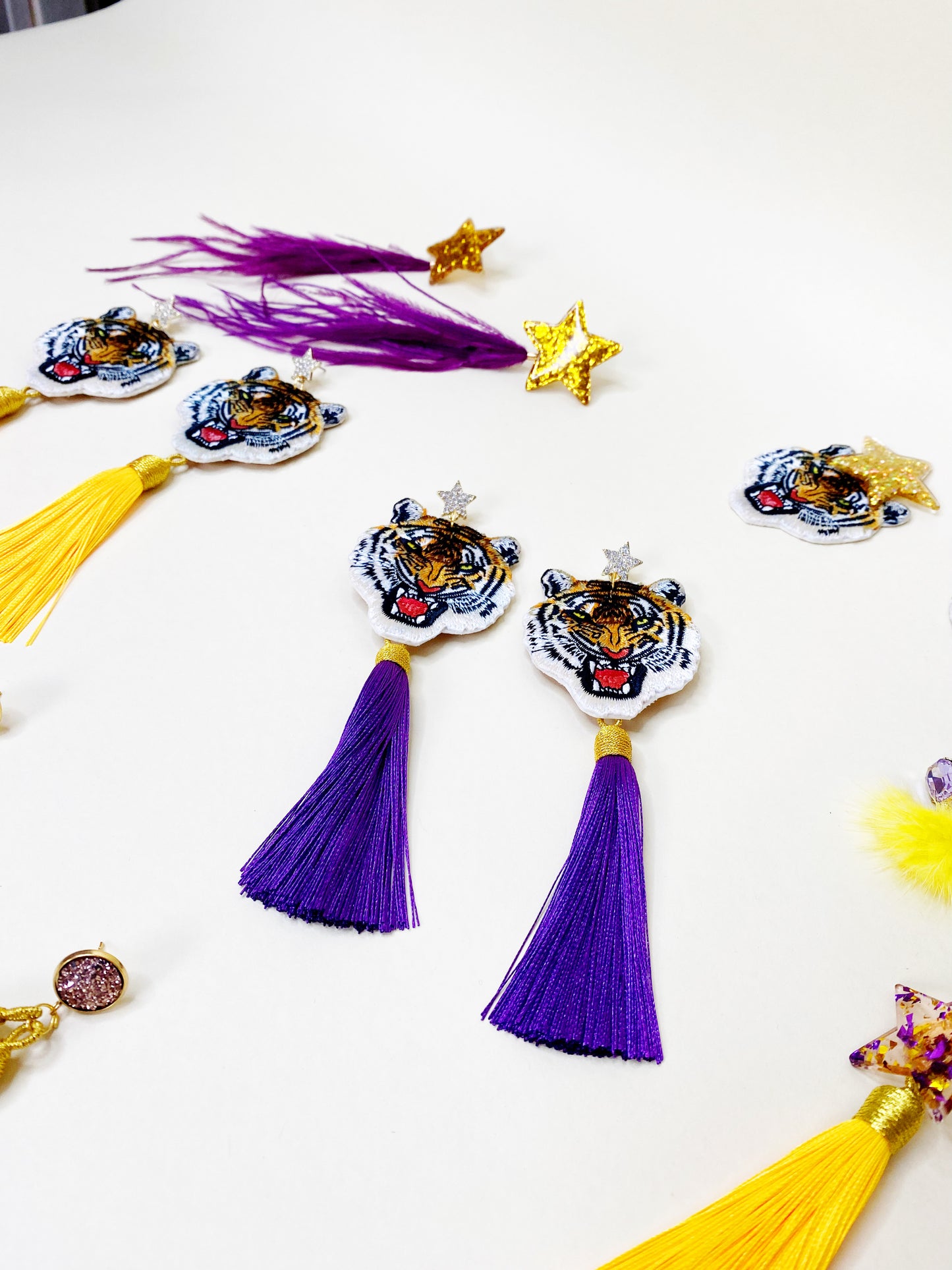 Tiger Tassels Purple